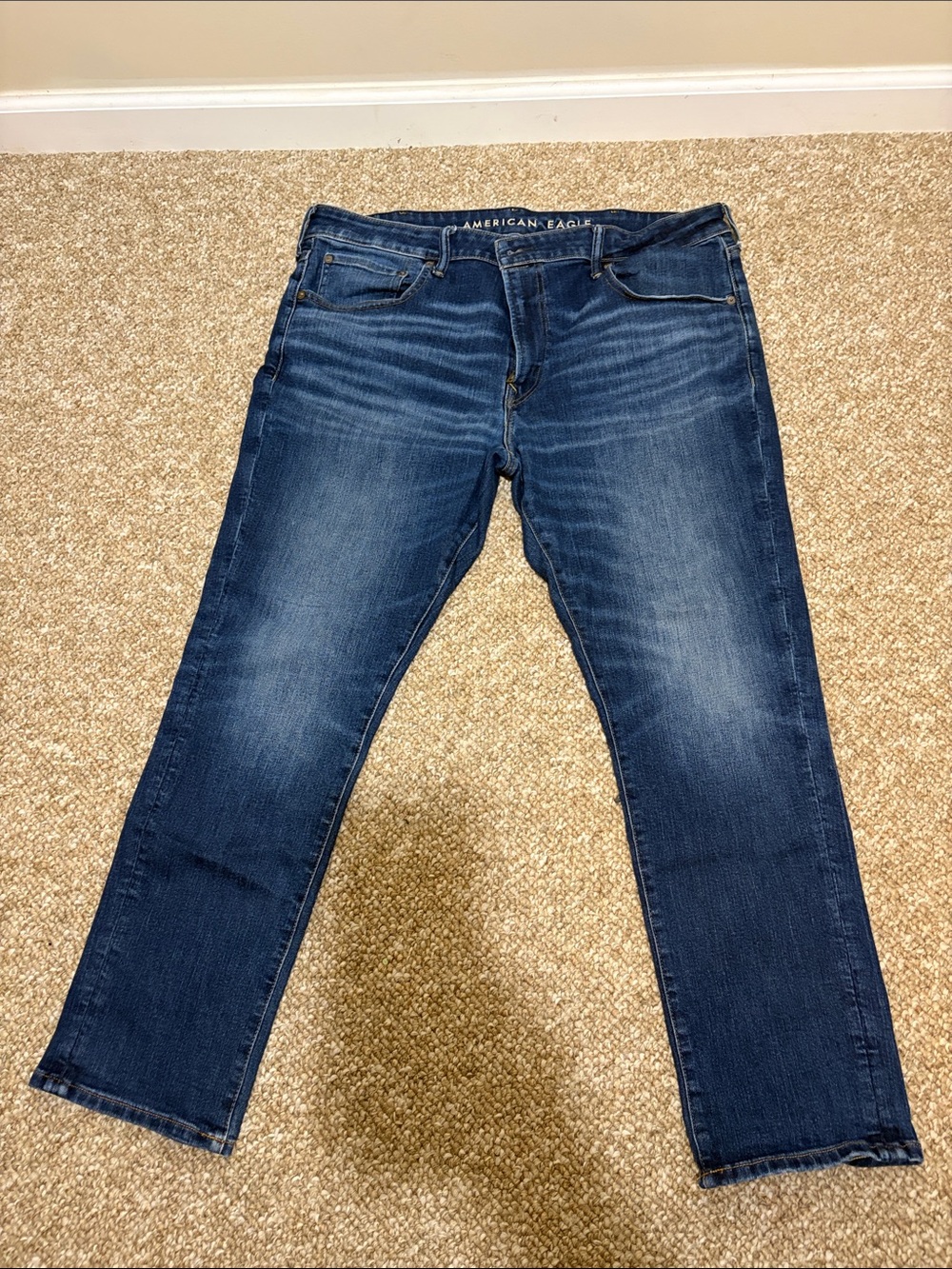American Eagle Outfitters Men’s Blue Slim Straight Jeans